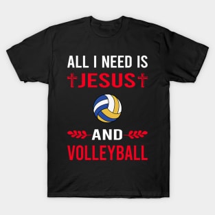 I Need Jesus And Volleyball T-Shirt